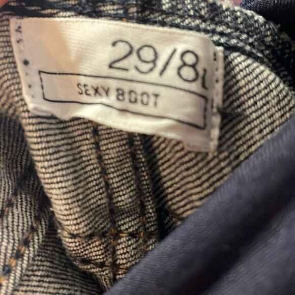 ✨Gap Maternity Sexy Slightly Distressed Dark Wash Boot Cut - Picture 5 of 7